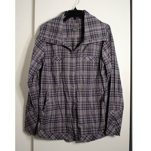 ExOfficio Alba Plaid Top